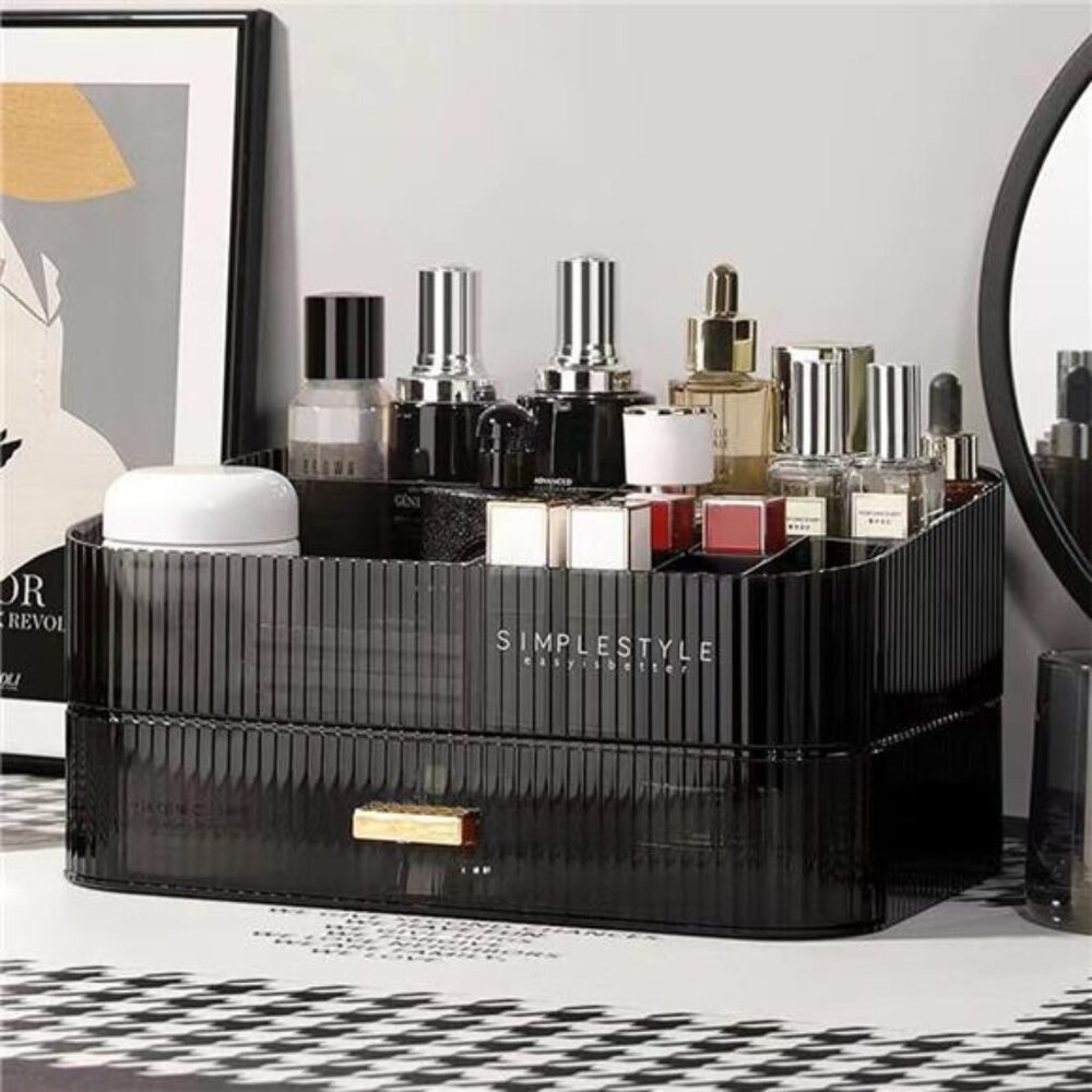 Makeup Organizer with Stackable Drawers, Bathroom Vanity Organizers and Storage